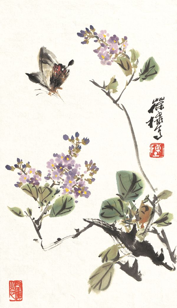 灵动洒脱清新感人,陈葆棣写意花鸟作品欣赏