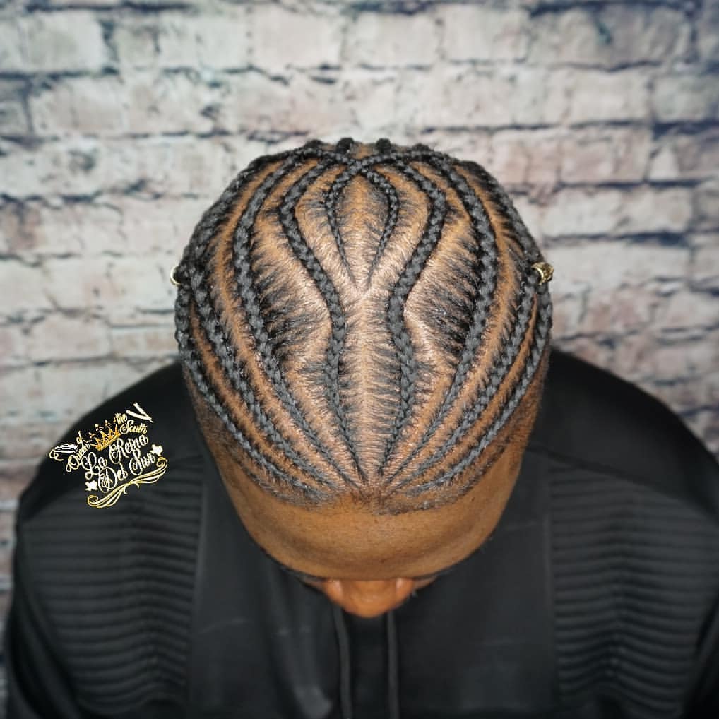 男生编贴头辫小辫子又酷又有型