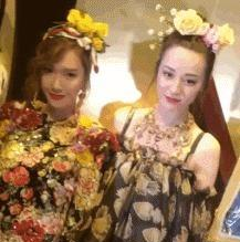 不光是和热巴，和林允也合过照。不少网友觉得是林允赢了。