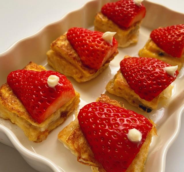 夹心草莓吐司,吐司的华丽变身
