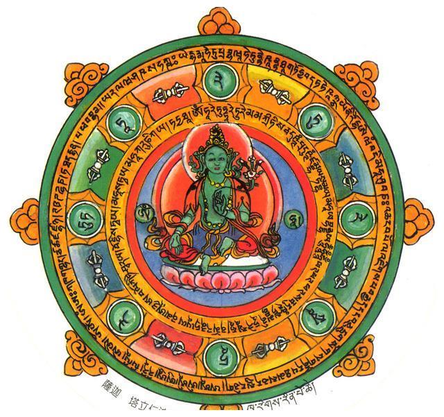 见解脱伏藏绿度母咒轮