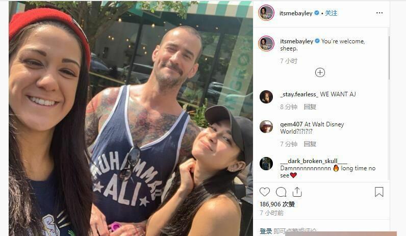 wwe摔小辉新闻贝莉暗示cm朋克妻子aj李也跟随着回归wwe