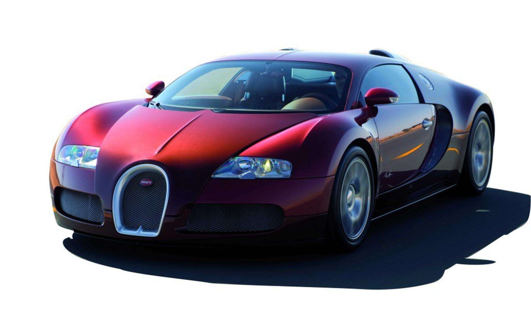 玩车布加迪威龙跑车中的贵族外形酷炫看着就挺震撼