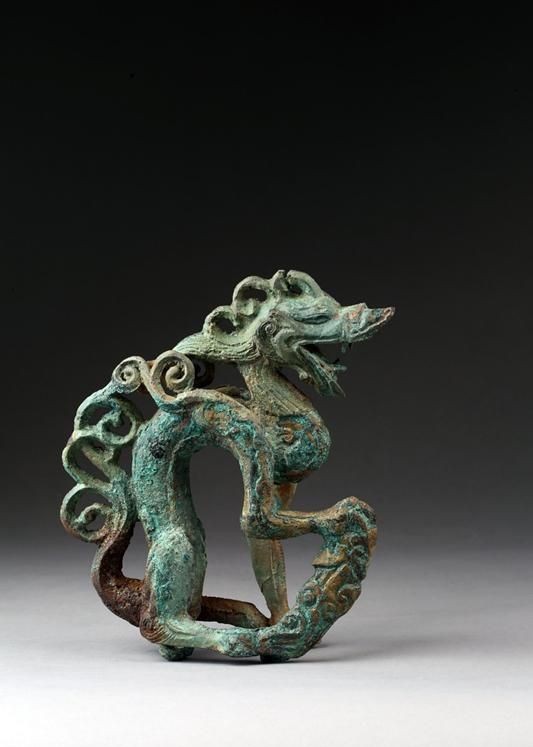崇礼太子城遗址出土金代铜坐龙