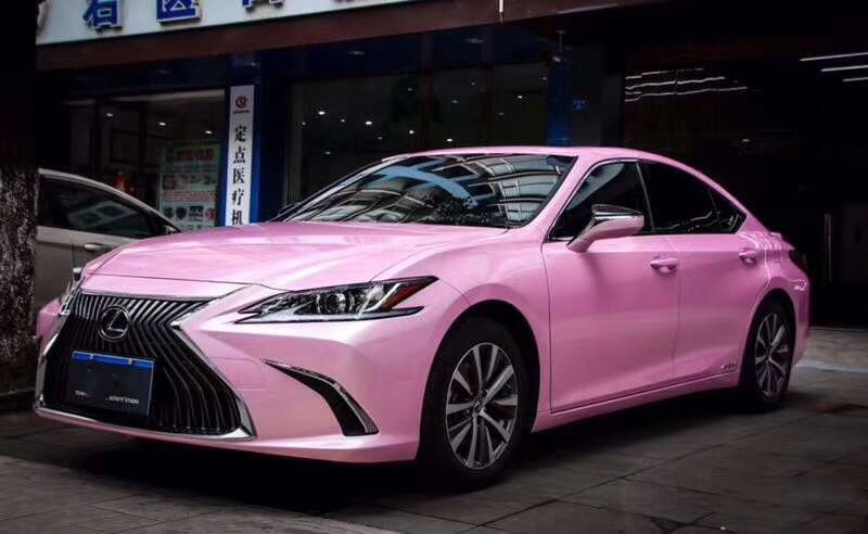 当机械艺术之美遇上樱语粉改色雷克萨斯es