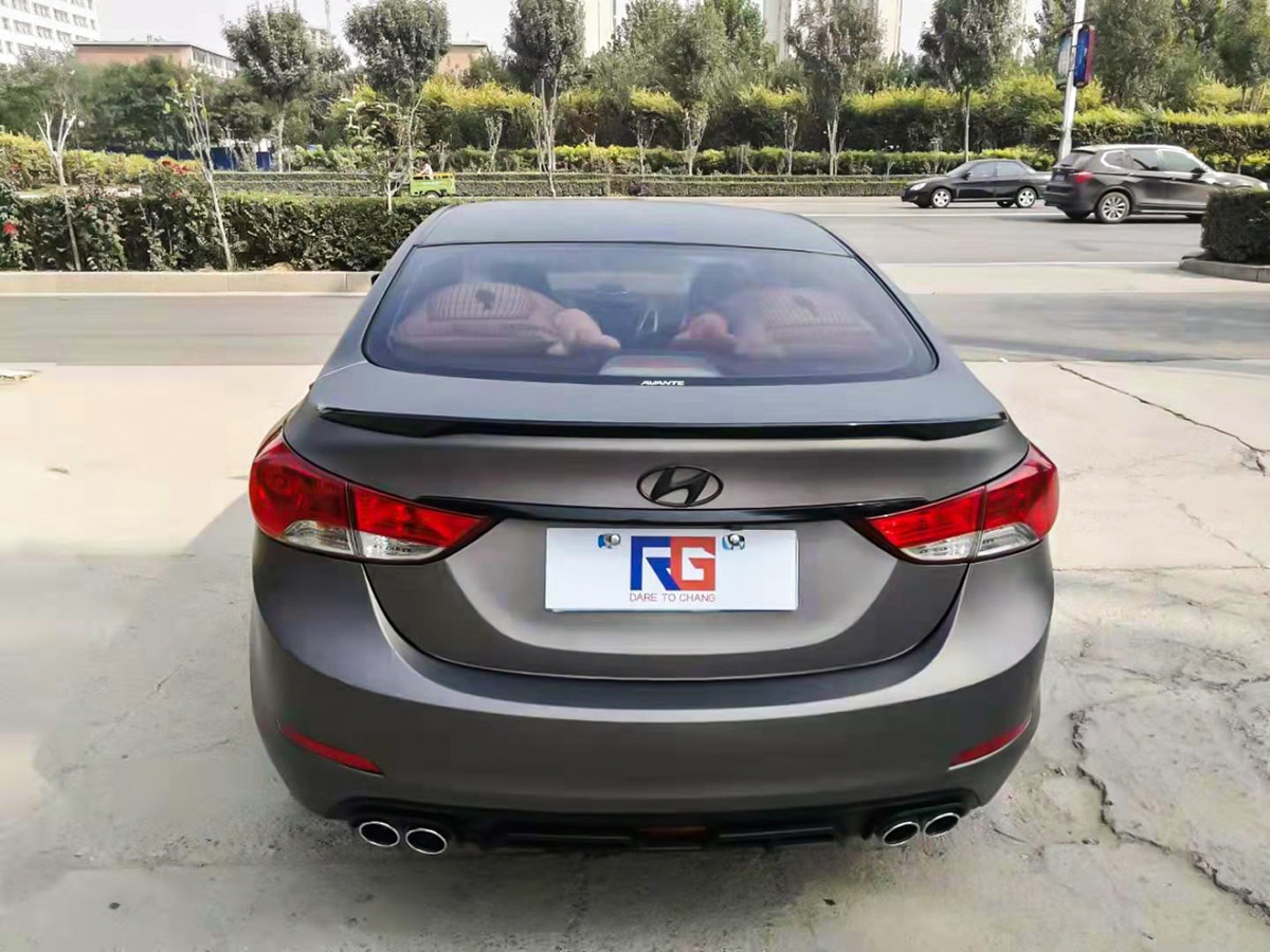 现代朗动车身改色钛金木炭灰rg瑞集改色膜石家庄藁城加盟店出品