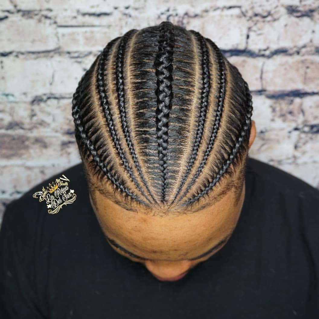 男生编贴头辫小辫子又酷又有型