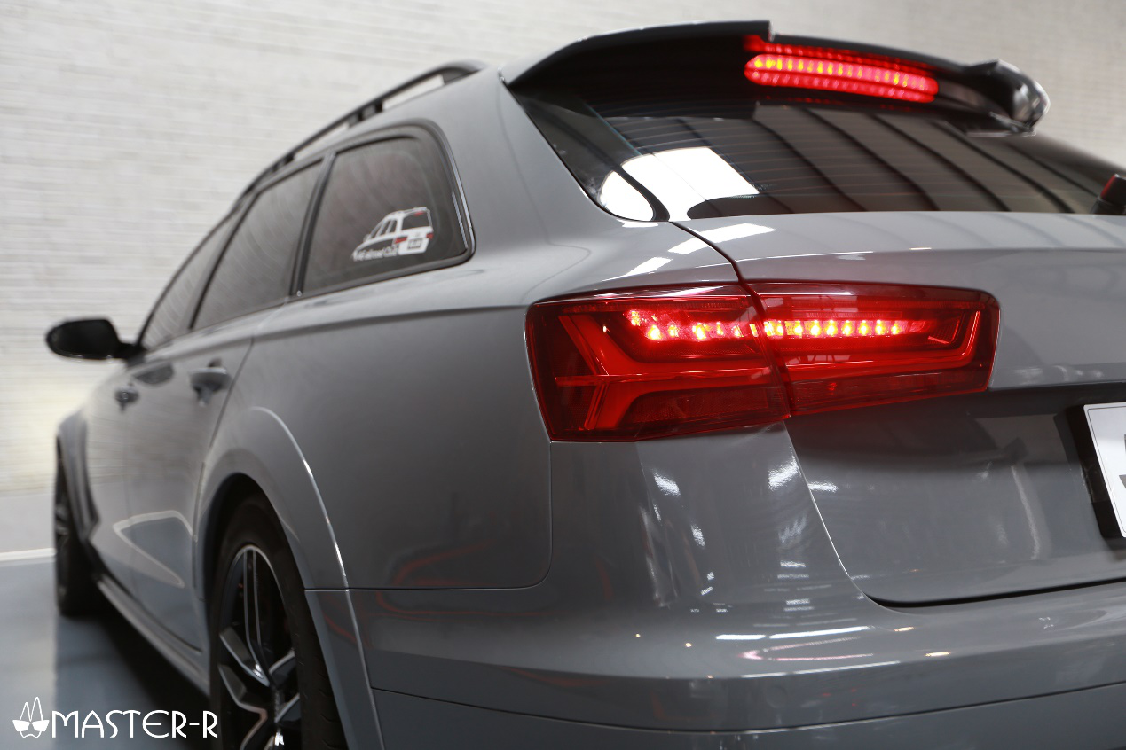 野性十足 奥迪a6 allroad改色纳多灰后彰显本色