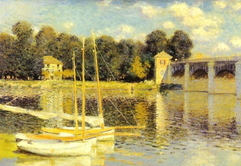 克劳德莫奈翁费勒的塞纳河口日出印象欣赏及鉴赏