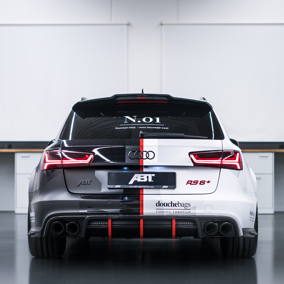 abt"黑白相间"奥迪rs6!