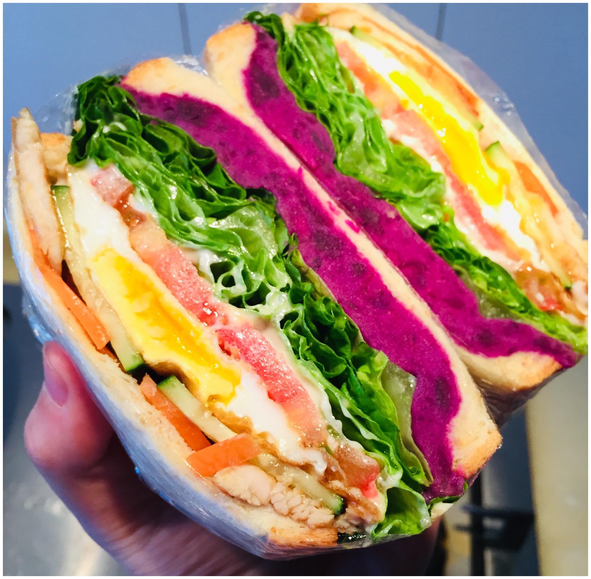 高颜值的网红营养三明治