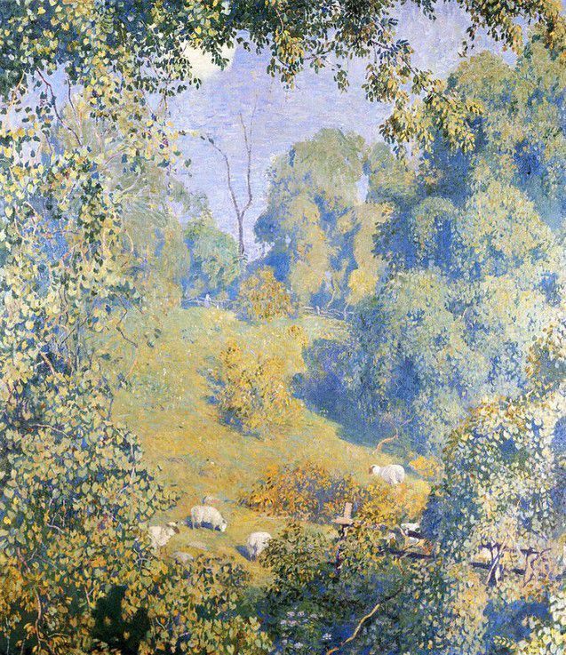 美国印象派风景画家丹尼尔加伯的佳作欣赏