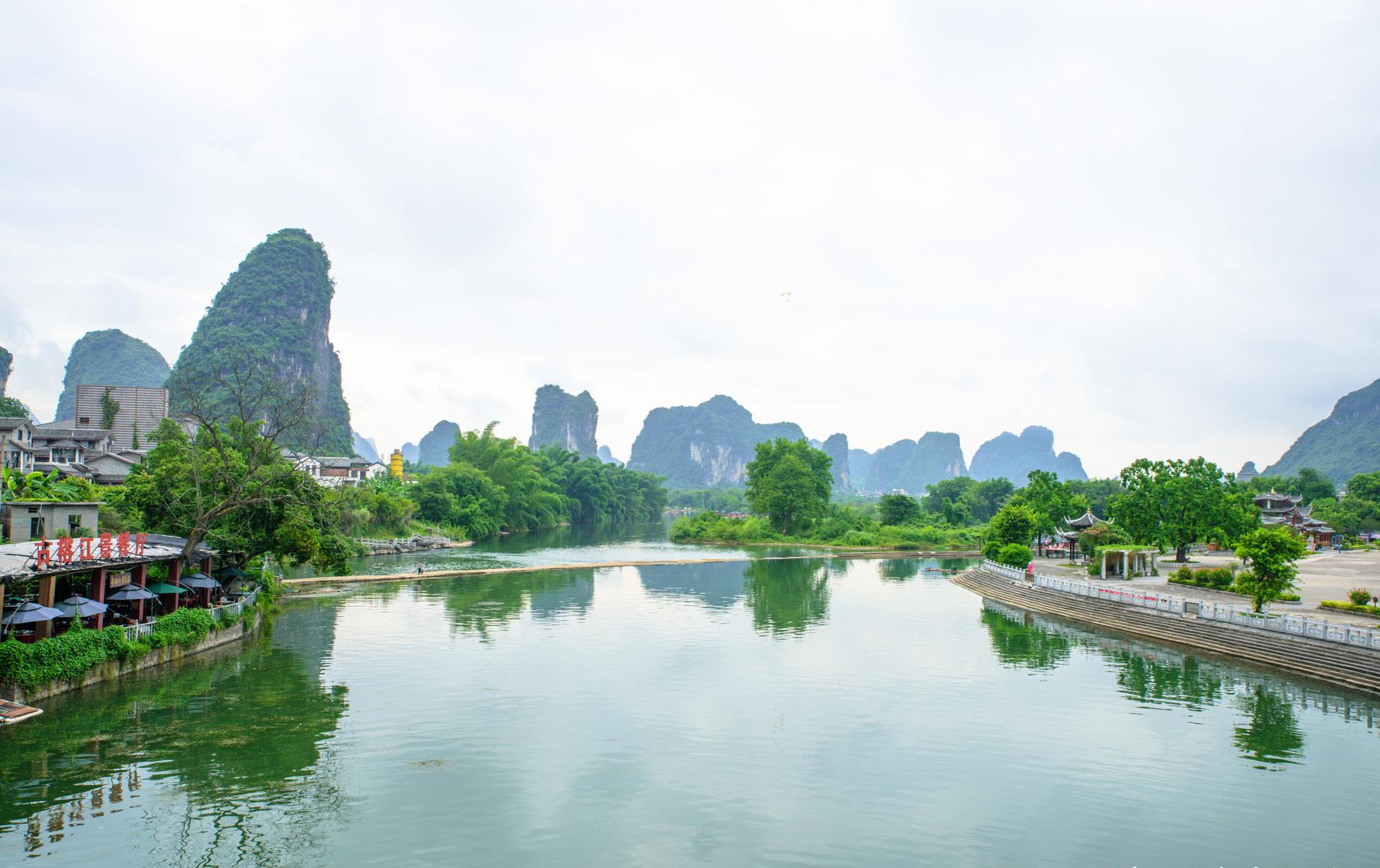桂林阳朔的这处田园景观,被称为十里画廊,景色真的如诗如画吗?