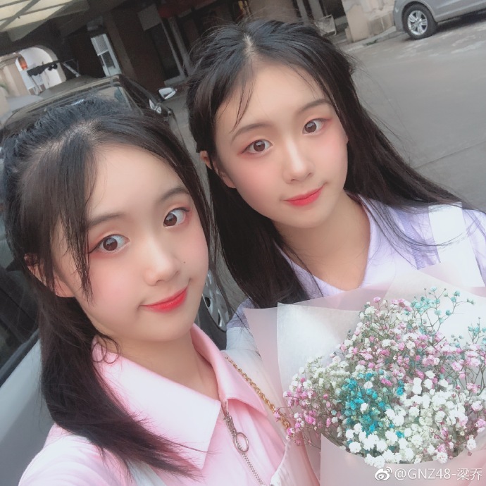偶像女团gnz48梁乔可爱自拍写真美照欣赏