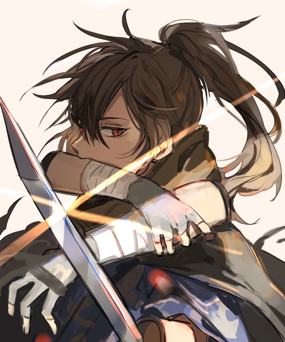 多罗罗里的百鬼丸人物插画帅气的百鬼丸来袭