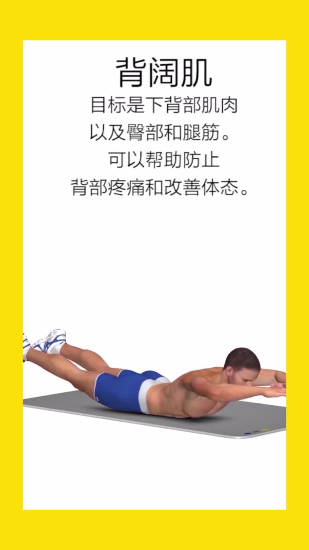 想锻炼下背部肌肉俯卧两头起学起来_新浪新闻