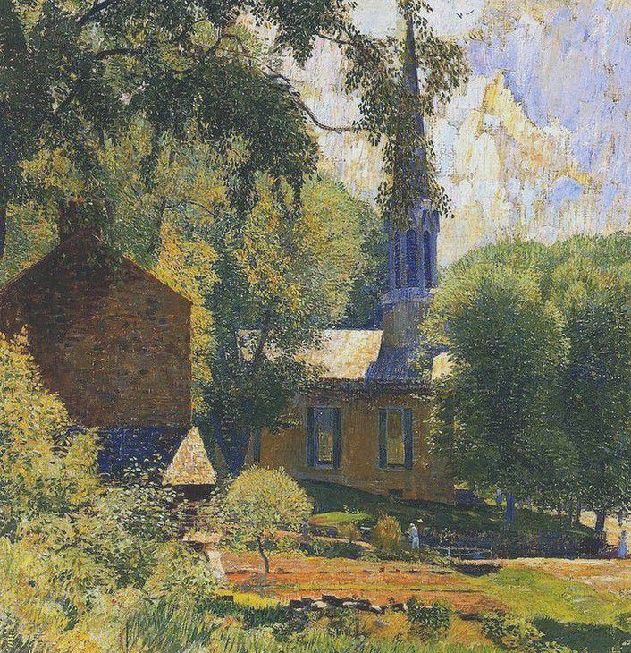 美国印象派风景画家丹尼尔加伯的佳作欣赏