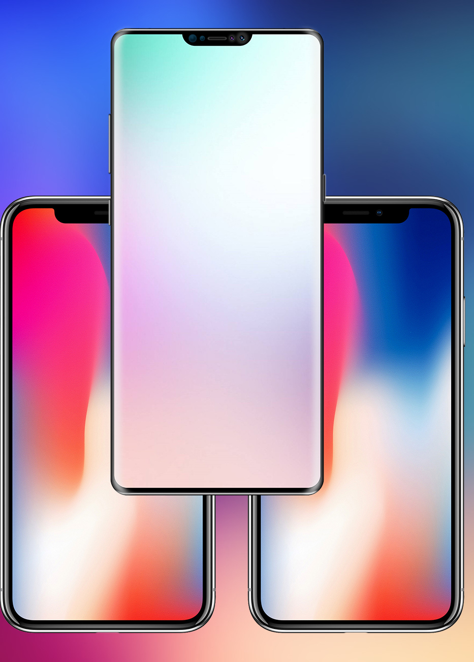 刘海屏,概念版三星note10,对比iphone x