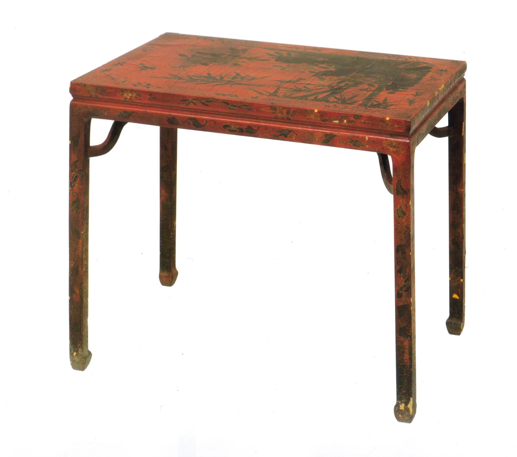 故宫藏有束腰马蹄足霸王枨桌鉴赏