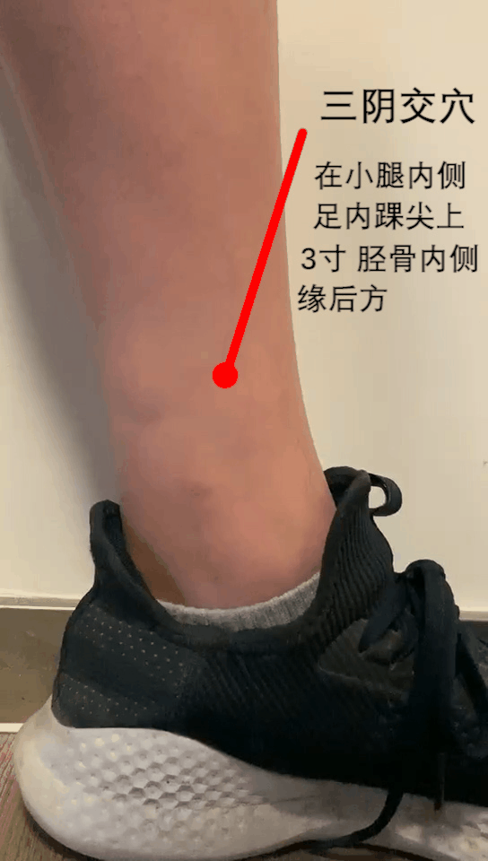 在每天晚上九点至十一点时按摩三阴交穴具有促进任脉,冲脉和督脉畅通