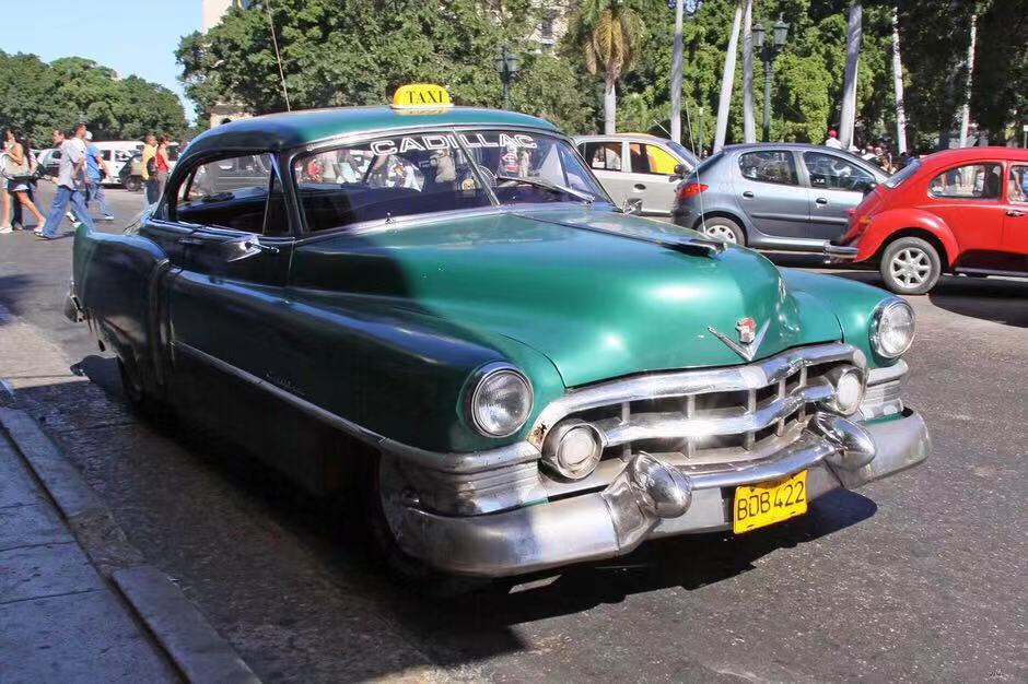 上世纪50年代的凯迪拉克eldorado出租车,在60多年后仍然能够正常行驶