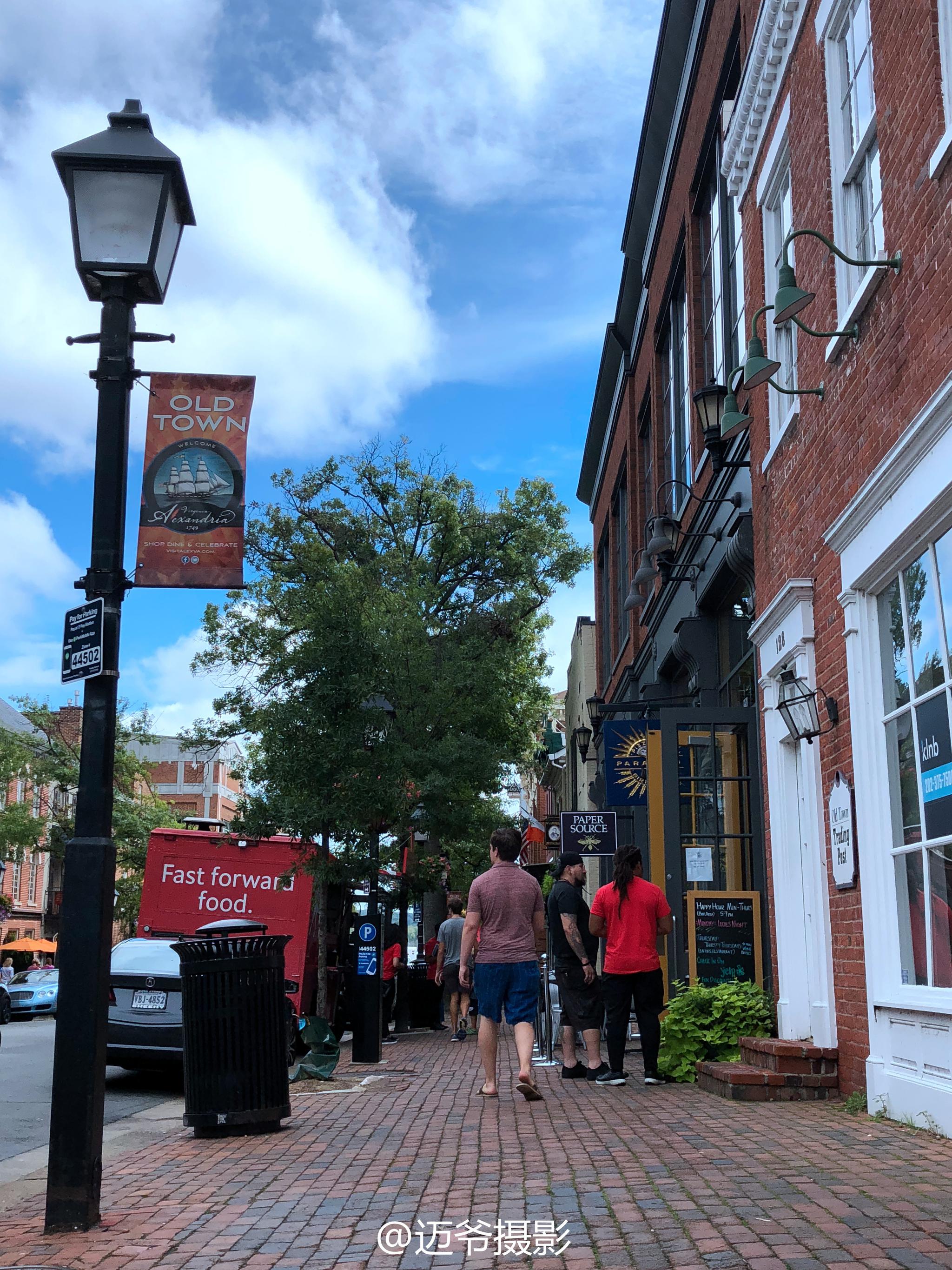漫步在美国亚历山德里亚街头手机原创摄影