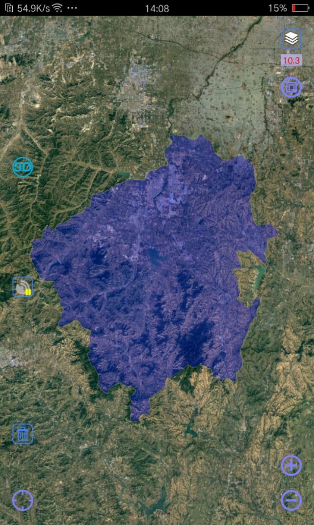 临朐卫星地图一座在山区丘陵内的县城