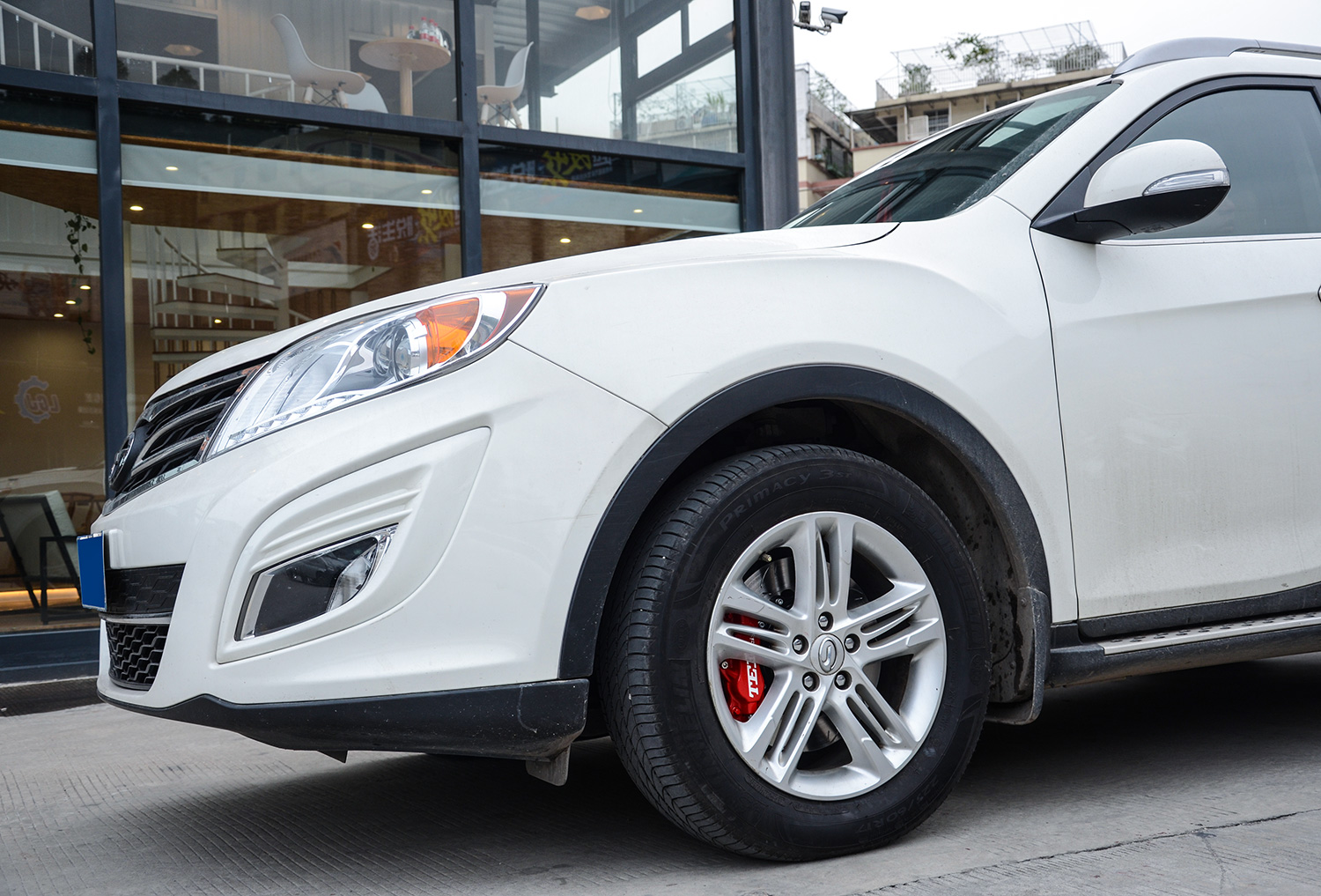 传祺gs5改装德国teiracingp40s大四刹车套装