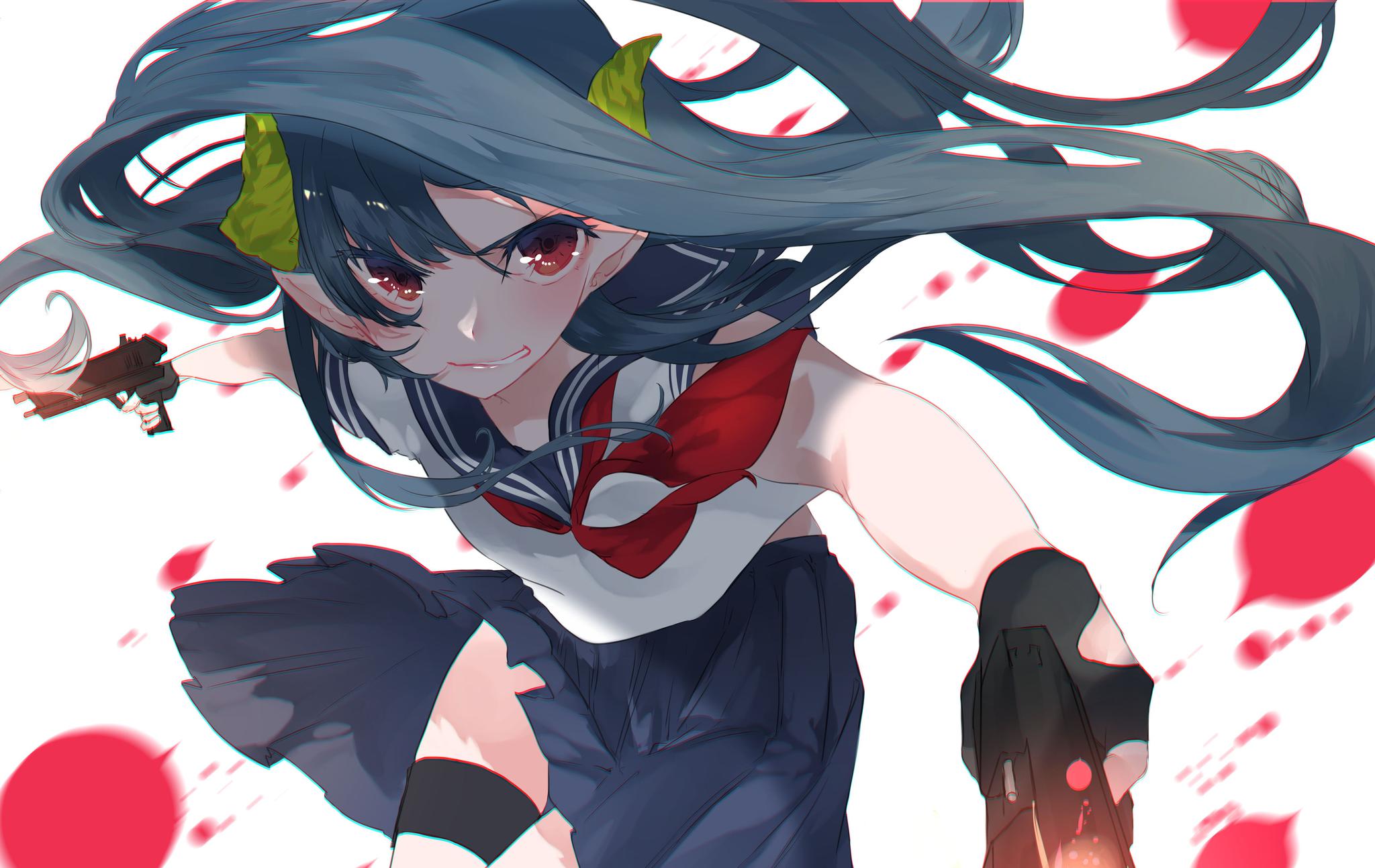 日本画师画风很棒的一组可爱妹子插画作品造型可爱色彩相当夺目