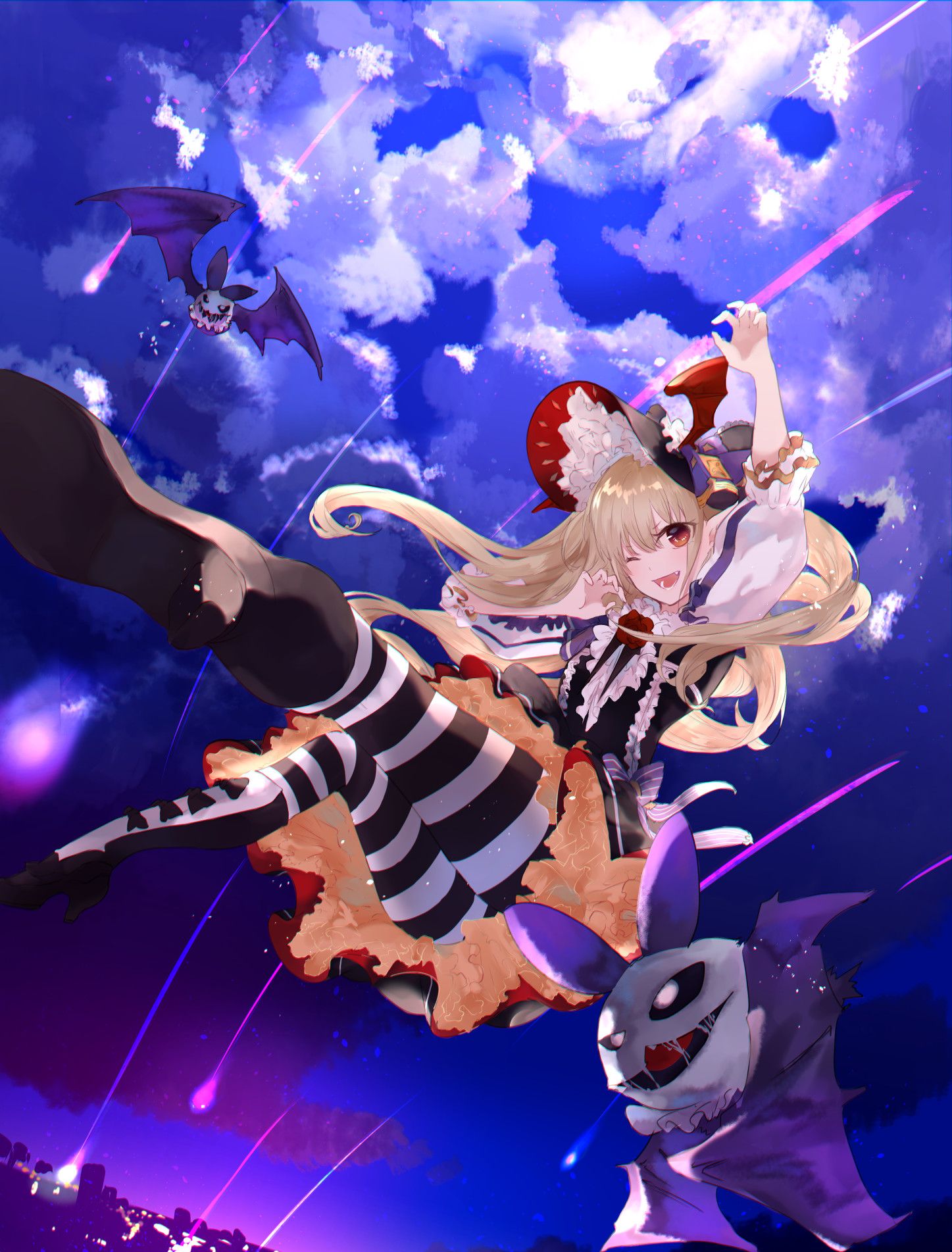 日本画师画风很棒的一组可爱妹子插画作品造型可爱色彩相当夺目