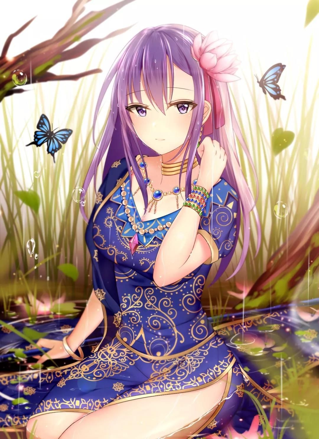 头像壁纸fate紫发间桐樱