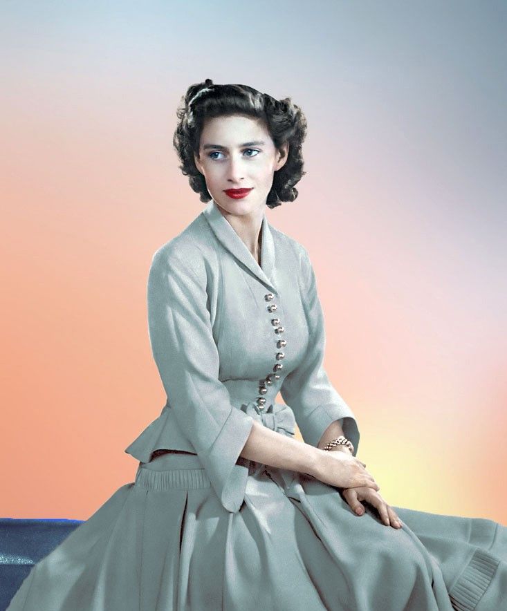 罗马假日女主原型一组照片带你欣赏玛格丽特公主的美丽年华