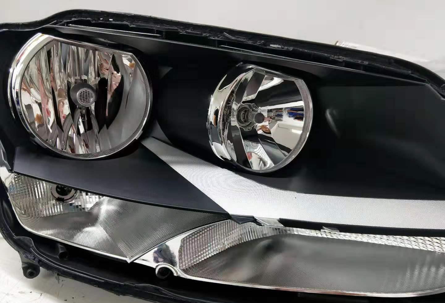 大众夏朗车灯改装升级f 激光大灯和led双光透镜完美搭配