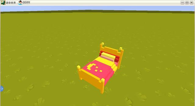 「冰瞳」迷你世界微缩模型-单人床(第七期)