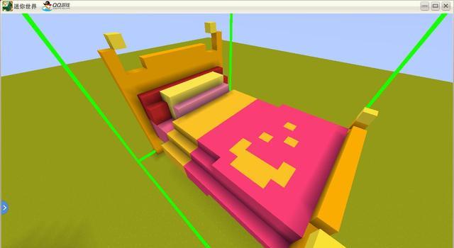 「冰瞳」迷你世界微缩模型-单人床(第七期)