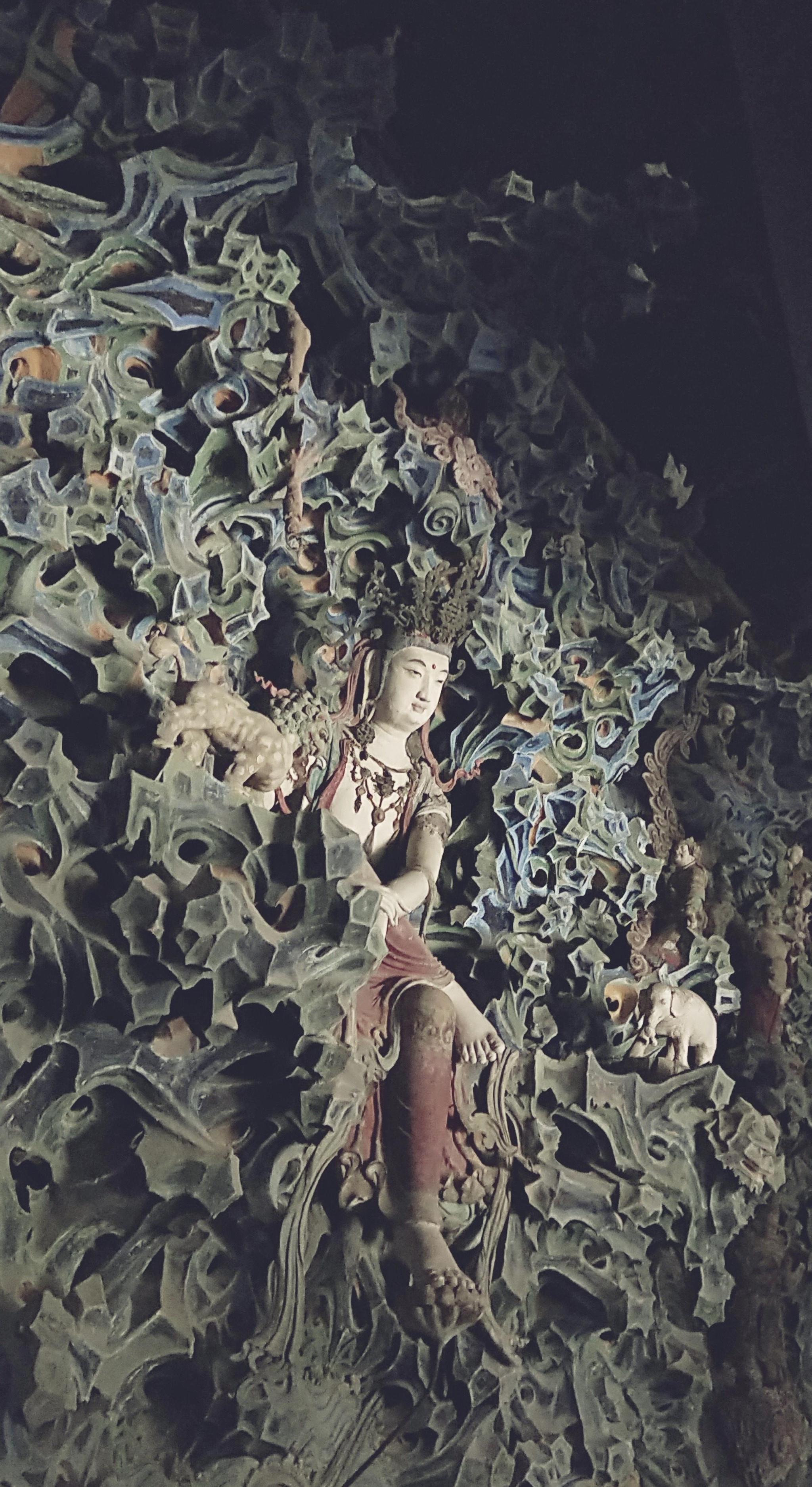 正定县有尊中国最美观世音菩萨鲁迅一直把照片摆在书桌和案头