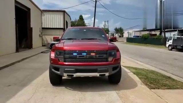国外的皮卡便衣警车,福特f150猛禽v