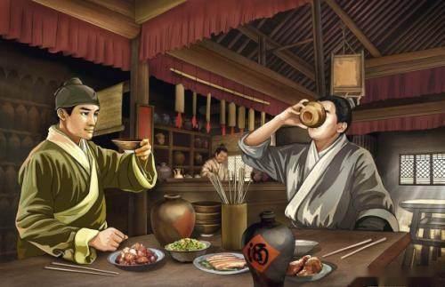 在很多古装电视剧中大家是不是常常看到一幕这样的场景,客人在饭店