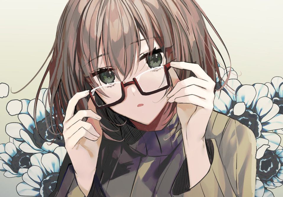 动漫美少女:你喜欢戴眼镜的还是大眼睛的?