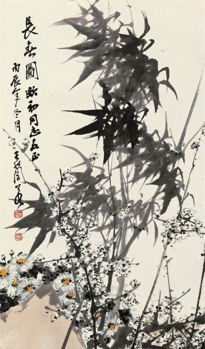 守享遐龄的大画家王兰若画梅兰竹菊