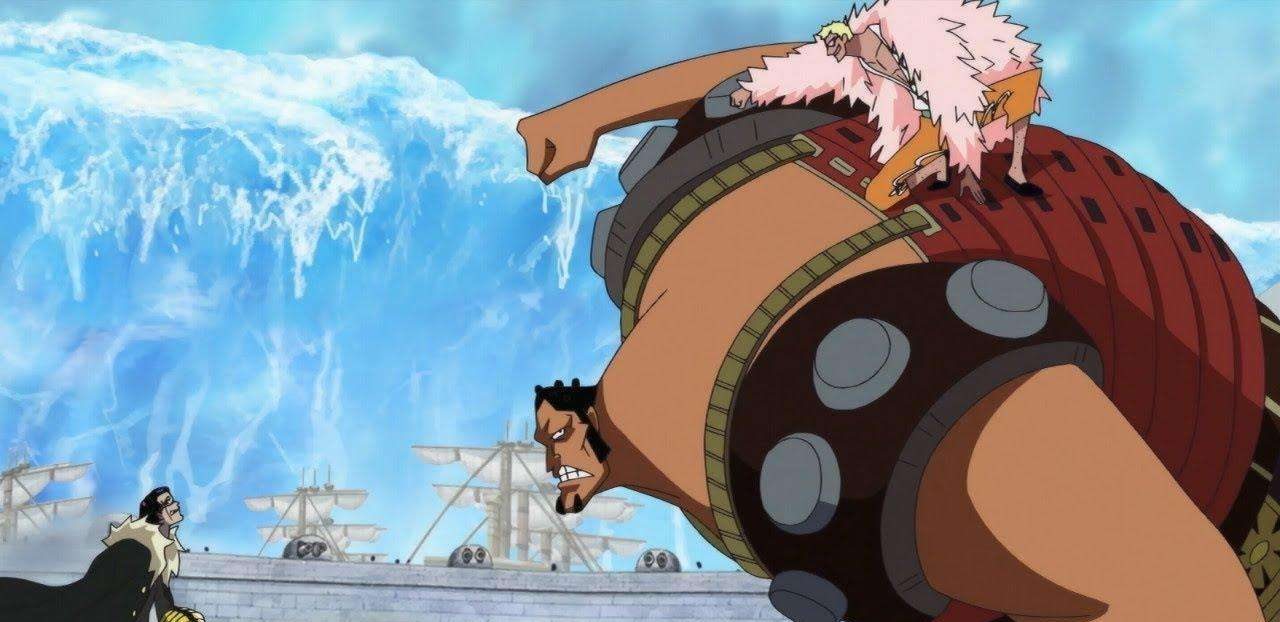 马尔科,顶上战争中踢飞了黄猿,踢飞了青雉,挡住了赤犬的攻击,艾斯讲