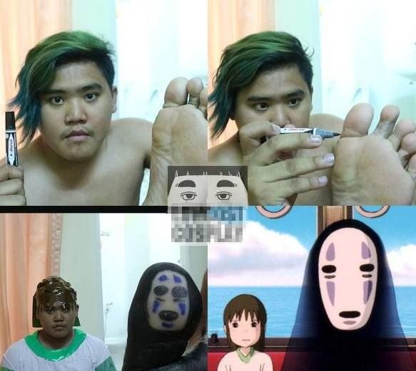 低成本的搞笑装扮