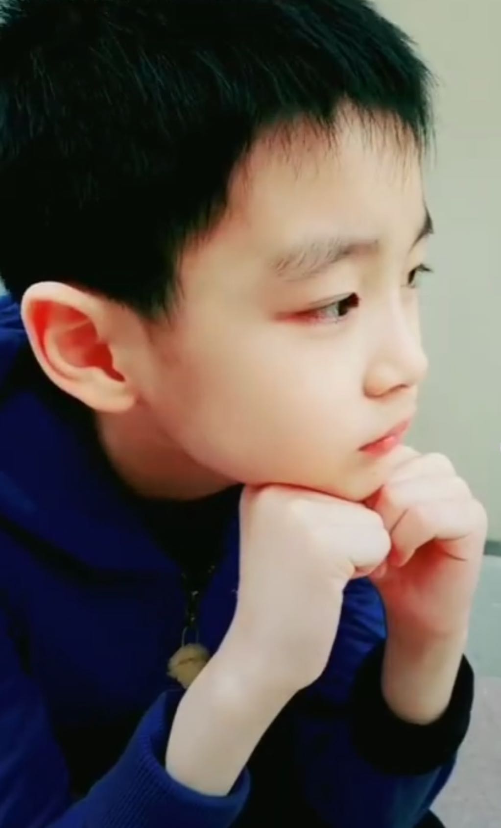 曹颖8岁儿子近照曝光剑眉星目清隽帅气获赞最帅星二代