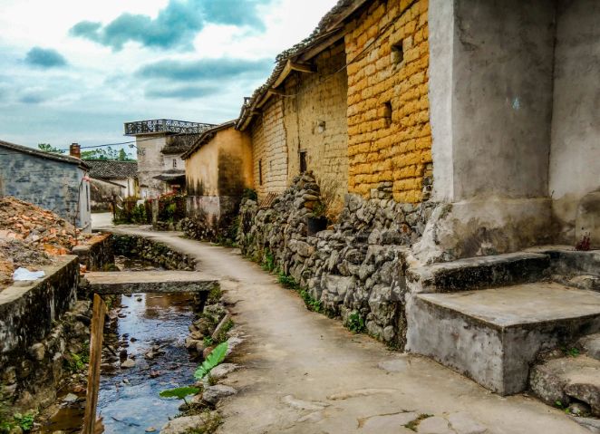 惠州市博罗县花园村熟悉的乡村风光