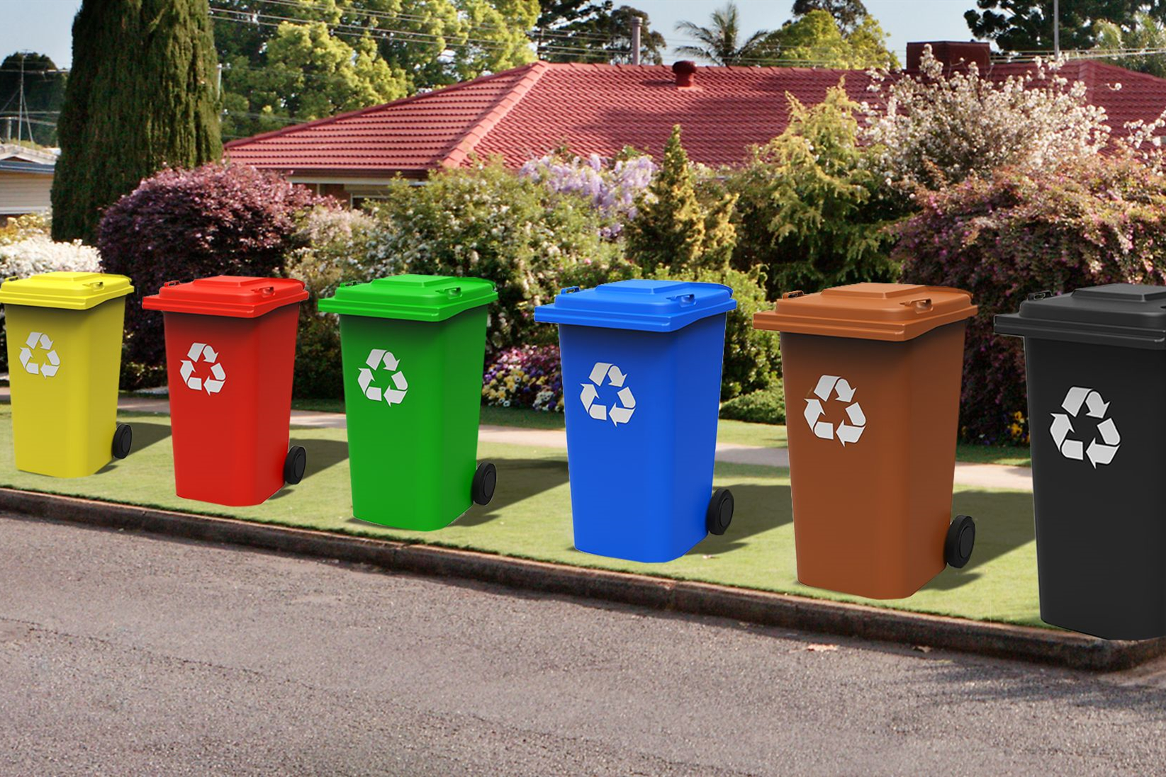 为解决垃圾困境,澳大利亚拟定"6色垃圾桶"进行垃圾分类_高清图集_新浪