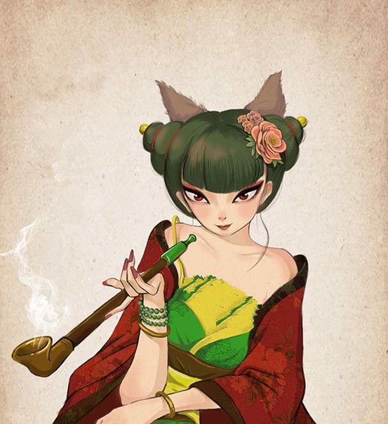 看了白蛇缘起网友都开始画美丽的小狐狸姿态各异哪个最像