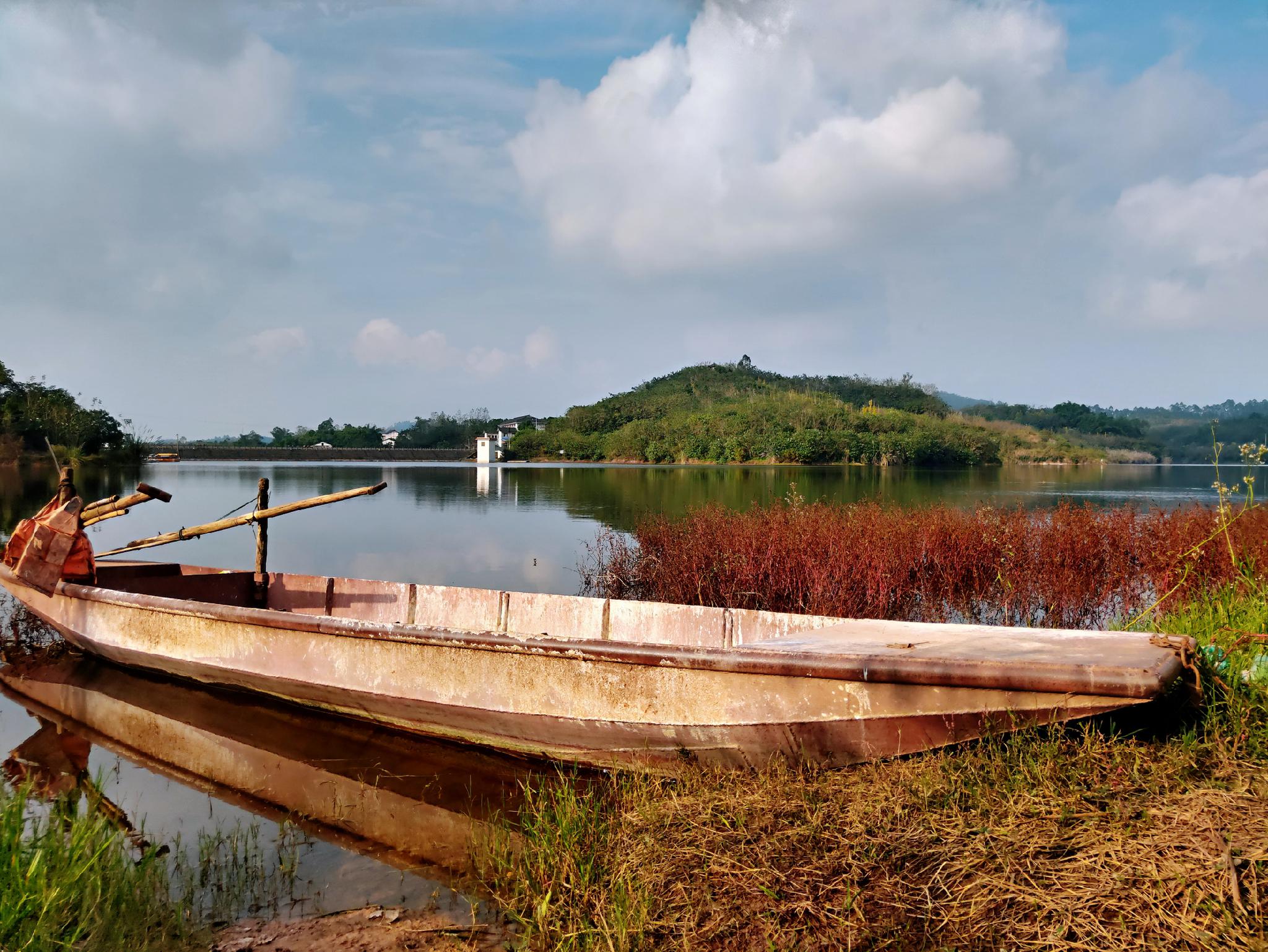 好美景在眼里也在手机里 手机拍广安市玉屏湖