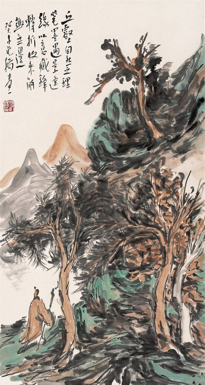 中国国家画院范扬山水画作品欣赏