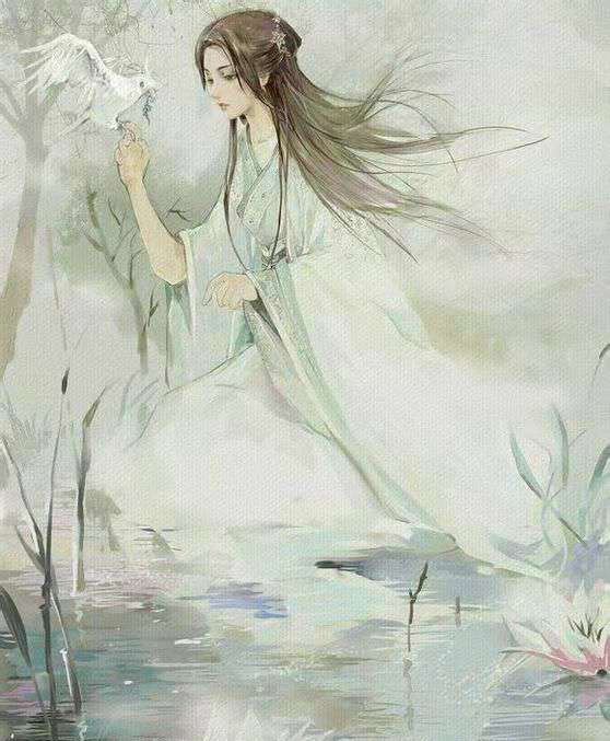 古风手绘绝色美佳人壁纸,我的姑娘,眸中星天上月!