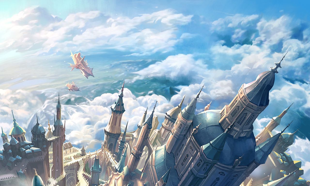 一组画面震撼的场景插画作品欣赏!题材多样具有强烈的视觉冲击力